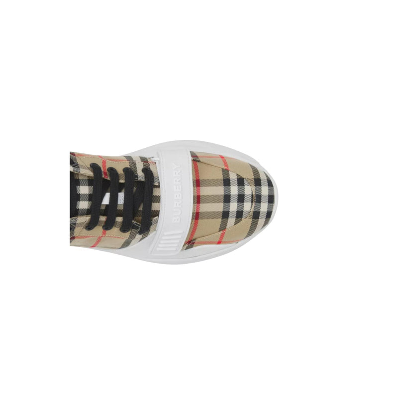 Burberry Vintage Check, Suede and Leather Sneaker Unisex Shoes