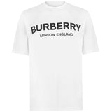 BURBERRY LOGO PRINTED COTTON T SHIRT