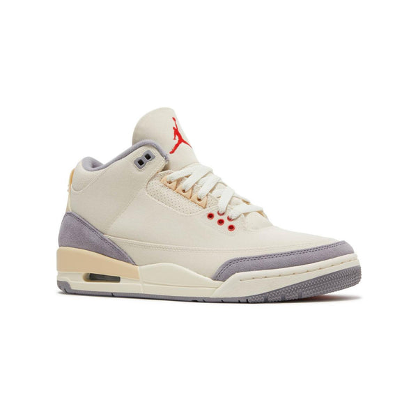 Jordan 3 Beige Canvas Muslin Unisex Sneakers