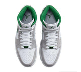 Air Jordan 1 Mid SE Grey Pine Green GS