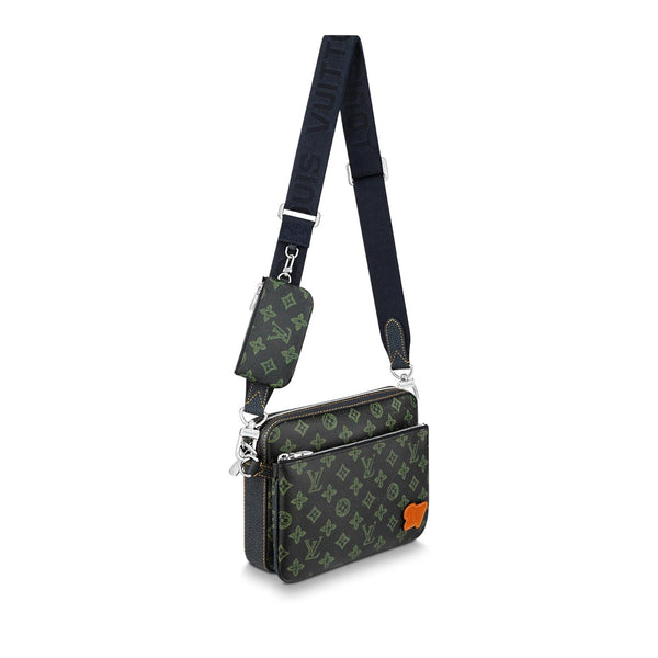 Louis Vuitton Trio Messenger Bag Khaki Green