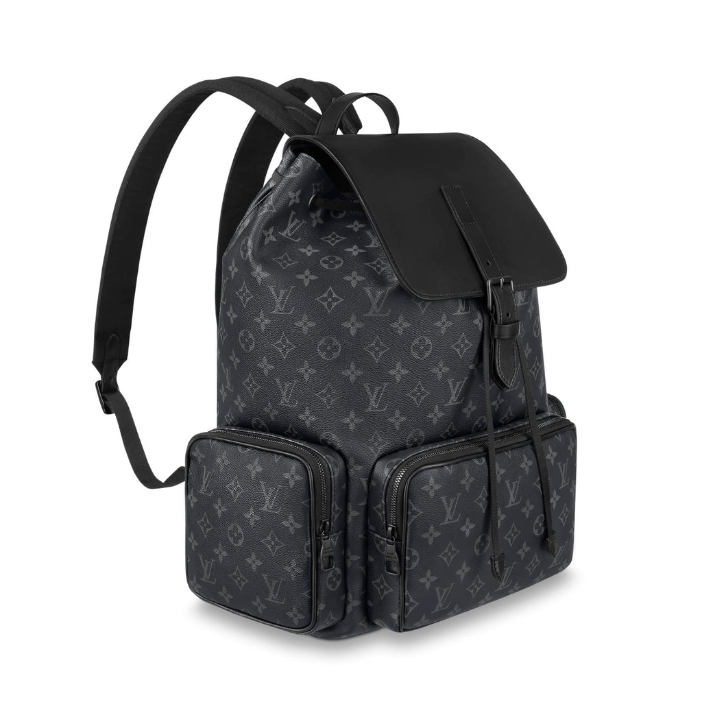 louis vuitton backpack trio eclipse monogram eclipse Louis Vuitton Trio Backpack Monogram Eclipse Coated Canvas – HYPEZEUS