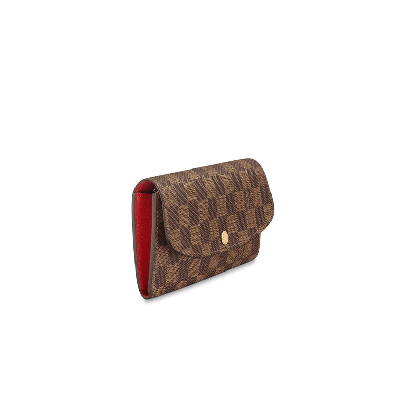 Louis Vuitton Damier Azur Emilie Wallet Rose Ballerine 