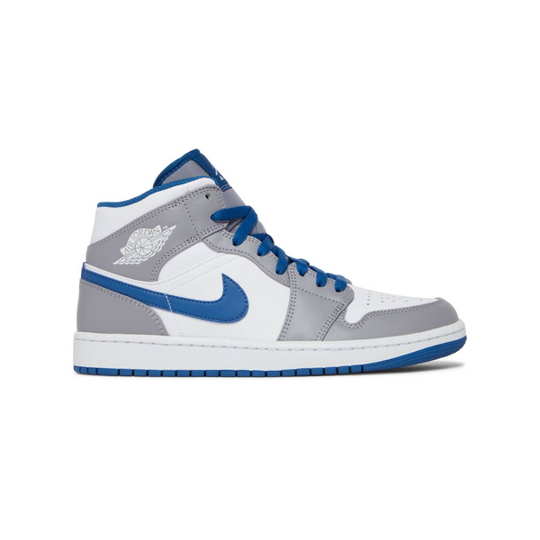 Air Jordan 1 Mid Cement True Blue