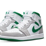 Air Jordan 1 Mid SE Grey Pine Green GS