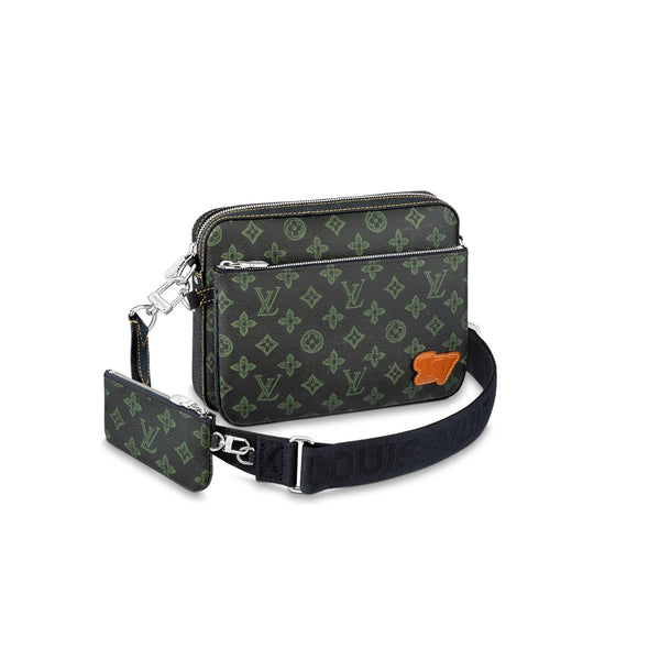 Louis Vuitton Trio Messenger Bag Khaki Green