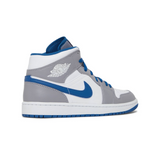 Air Jordan 1 Mid Cement True Blue