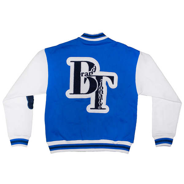 Brandtionary Blue Varsity Jacket