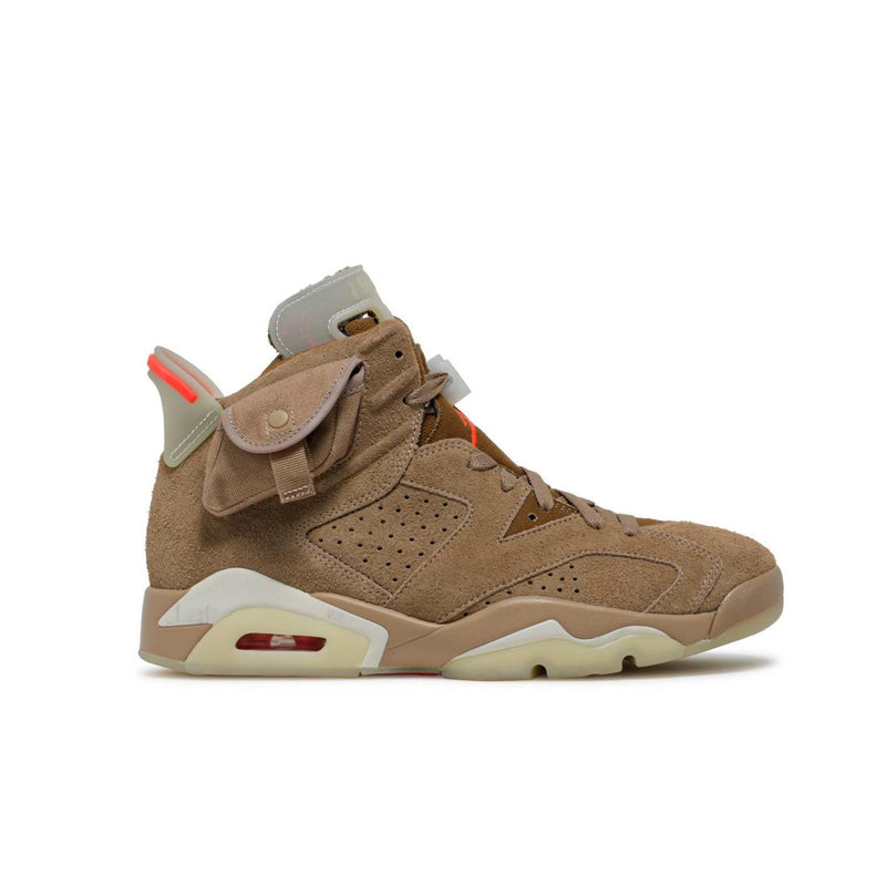 Travis Scott x Air Jordan 6 British Khaki Unisex Shoes