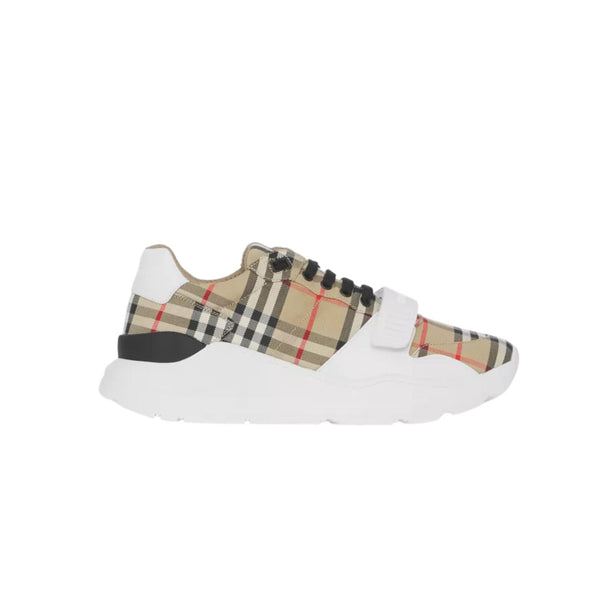Burberry Vintage Check, Suede and Leather Sneaker Unisex Shoes