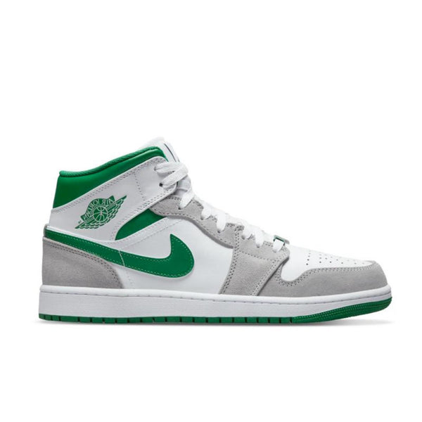 Air Jordan 1 Mid SE Grey Pine Green GS