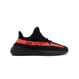 Yeezy 350 Core Black Red Unisex Sneakers